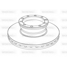 NSA1041.20 WOKING Тормозной диск