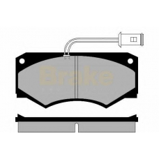 PA510 BRAKE ENGINEERING Комплект тормозных колодок, дисковый тормоз