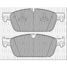BBP2438 BORG & BECK Комплект тормозных колодок, дисковый тормоз