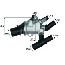 TI 155 88 MAHLE Термостат, охлаждающая жидкость