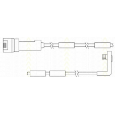 8115 24008 TRISCAN Сигнализатор, износ тормозных колодок