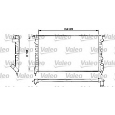 816552 VALEO Радиатор, охлаждение двигателя