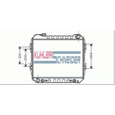 3231001 KUHLER SCHNEIDER Радиатор, охлаждение двигател