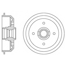 VBD607 MOTAQUIP Тормозной барабан