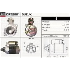 DRS2881 DELCO REMY Стартер