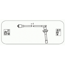 S36.P JANMOR Комплект проводов зажигания