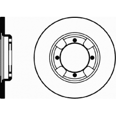 MDC387 MINTEX Тормозной диск