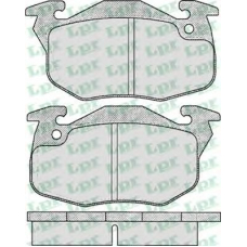 05P642 LPR Комплект тормозных колодок, дисковый тормоз