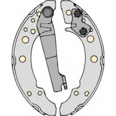 K585572 MGA Комплект тормозов, барабанный тормозной механизм