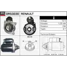 DRS3230 DELCO REMY Стартер