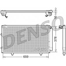 DCN51003 DENSO Конденсатор, кондиционер