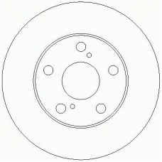 D2509 ROULUNDS Тормозной диск