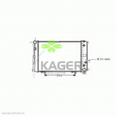 31-3544 KAGER Радиатор, охлаждение двигателя