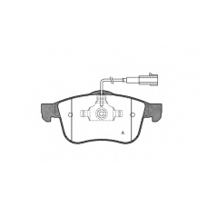 BPA1183.02 OPEN PARTS Комплект тормозных колодок, дисковый тормоз