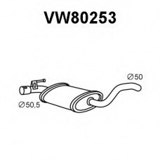 VW80253 VENEPORTE Предглушитель выхлопных газов