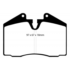 DP3612C EBC Brakes Колодки тормозные