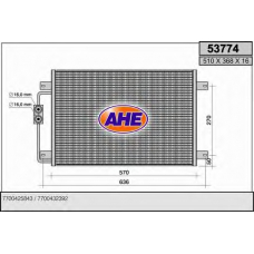 53774 AHE Конденсатор, кондиционер