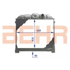 0200231 BEHR Radiator