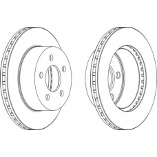 DDF1525-1 FERODO Тормозной диск