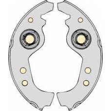 K553002 MGA Комплект тормозов, барабанный тормозной механизм