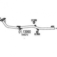 01.13990 MTS Труба выхлопного газа