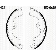 8100 13424 TRIDON Brake shoes