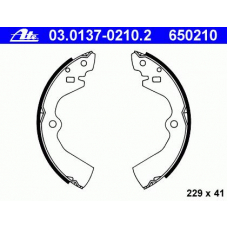 03.0137-0210.2 ATE Комплект тормозных колодок