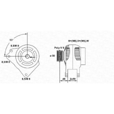 943346001010 MAGNETI MARELLI Генератор