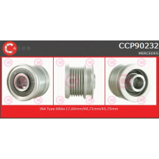 CCP90232 CASCO Ременный шкив, генератор