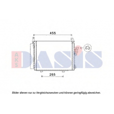 562027N AKS DASIS Конденсатор, кондиционер