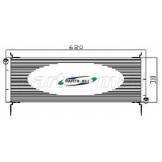 PXNCX-027G Parts mall Конденсатор, кондиционер