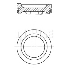 034 76 02 MAHLE Поршень