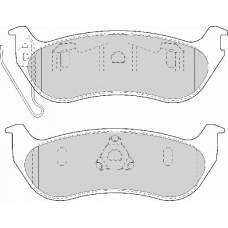 FD7093A NECTO Комплект тормозных колодок, дисковый тормоз