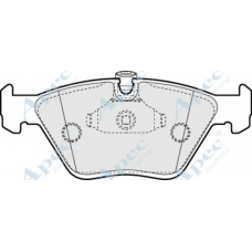 PAD953 APEC Комплект тормозных колодок, дисковый тормоз