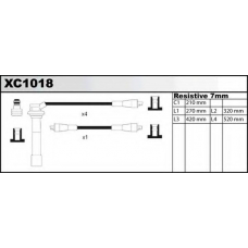 XC1018 QUINTON HAZELL Комплект проводов зажигания