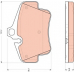 GDB1758 TRW Комплект тормозных колодок, дисковый тормоз