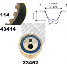 23414 MAPCO Комплект ремня грм