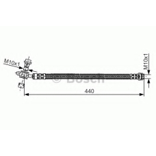 1 987 481 175 BOSCH Тормозной шланг