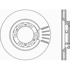 BDR1792.20 OPEN PARTS Тормозной диск