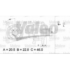 437137 VALEO Генератор