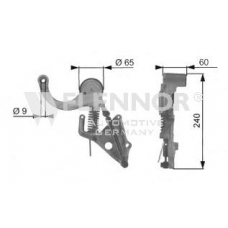 FA99391 FLENNOR Натяжной ролик, поликлиновой  ремень