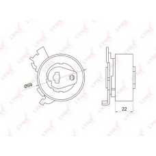 PB-1048 LYNX Ролик-натяжитель ремня грм