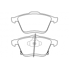 MDB2768 MINTEX Комплект тормозных колодок, дисковый тормоз
