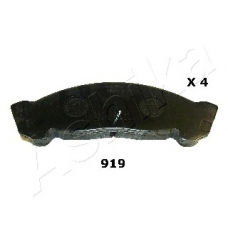 50-09-919 Ashika Комплект тормозных колодок, дисковый тормоз