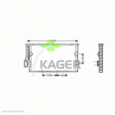 94-5046 KAGER Конденсатор, кондиционер