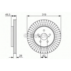 0 986 479 722 BOSCH Тормозной диск