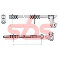 1330854018 S.b.s. Тормозной шланг