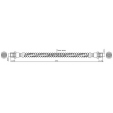 VBH449 MOTAQUIP Тормозной шланг