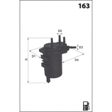 ELG5351 MECAFILTER Топливный фильтр