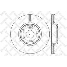 6020-3932V-SX STELLOX Тормозной диск